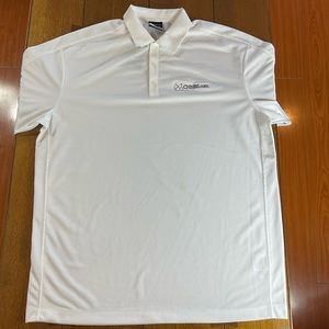 NEW Nike Dri-FIT Men’s Polo Shirt - Size XL - White - CNNBS Embroidered